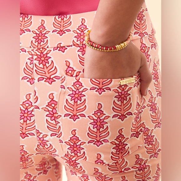 Spartina Maren Pull-On Pant Callawassie Blooms Size Large NWOT - Picture 4 of 12